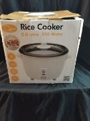 Quest Rice Cooker, 0.8 Litre, 350 Watt - Non-stick bowl_Customer return_Boxed_ Unchecked_ NO VAT