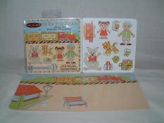 100x Little Jet Setters Sticker play set Rrp £2.99 - At the Train Station