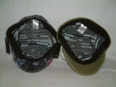 40x Hurley Melrose Caps - 20 x Black/Grey, 20 x Green. Rrp £19.95