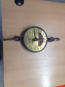 Antique Brass faced large weighing scales up to 240 KGS