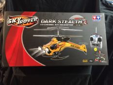 3 Channel Dark Stealth Helicopter - Ultra bright headlights for night time flight. EAN -