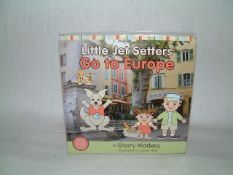 100x Little Jet Setters - Go to Europe Book. Rrp £4.99