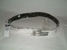 25x Hurley Belts - Small White x15, Medium Black x10