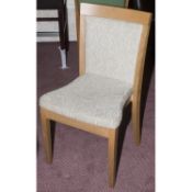 34 x  Upholstered Stacking Sidechairs

Seat Height:   47
Back Height:   86
Width:    48