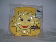 10x YELLOW Little Jet Setters Blanket Backpack. Opens into a blanket - Rrp £14.99