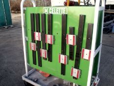 Cellette Bench Jig, cross member beams , pulling unit pulleys etc.