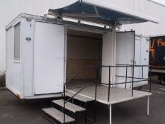 Mobile Exhibition / Office / Retail Unit , twin axle.