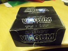 1 very large pallet of Viagum energy chewing gum Pallet qty :Total 1134 boxes per 11,340 packs
