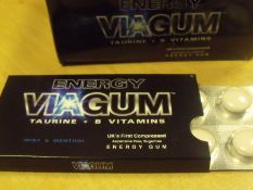 1 very large pallet of Viagum energy chewing gum Pallet qty Total 1134 boxes per pallet 11,340 packs