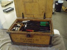 Selection of Chefs Knives, Cutters etc in box.