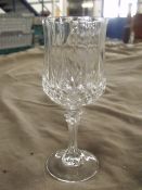 40 x small crystal glasses