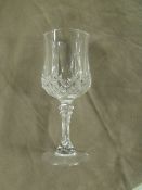 30 x large crystal glasses