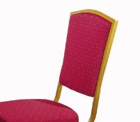 50 x brand new emperor stacking banqueting chairs
burgundy upholstery with a gold fleck
stack 12