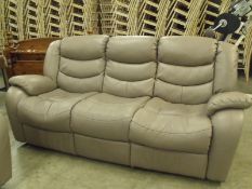matching 3 seater and 2 seater recliner sofas in good condition