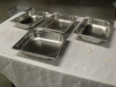 4 x stainless steel gastranoms