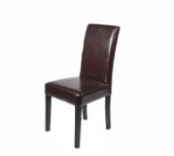 10 x Brand New Ritz Faux Leather Dining / Restaurant Chairs
Brown Faux Leather
Contract Quality