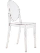 6 x  louis Style Ghost Chair Unarmed
Available with arms in other lots
100% polycarbonate
Single