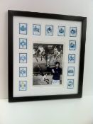Rangers 1972 winners team cards signed centre photo - Size 25 x 28 inches - Estimated value £75-£80.