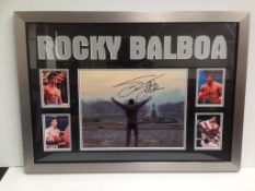 Silvester Stallone signed 