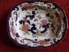 Masons Mandalay Deep Dish  size 250mm x 200mm very good condition - No Reserve