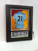 Personally signed David Silva 3D Mini kit - Size 18 x 24 inches - Estimated value £75-£85. All