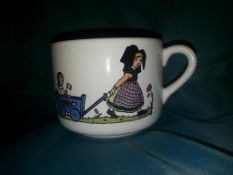 Large Hansi Porcelain French Marc Elchinger Mug - INCLUDES FREE UK DELIVERY