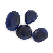 4x Multi-Cut Sapphire Gems collection totalling 24.64ct. Appraisal value $1183.00 approx £796.00