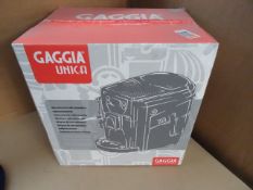 1 x Gaggia Unica R19933/70 fully automatic coffee machine. High Spec, High quality Coffee Machine.