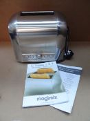 1 x Magimix (UB) Two Slice Polished toaster. Product Reference 11516. High quality. RRP £124.99! (