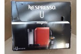1 x Nespresso U Coffee Machine by Magimix (black) RRP £139! The Nespresso U coffee machine by