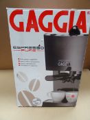 1 x Gaggia Espresso Colour Pure Coffee Maker. Durable stainless steel boiler to provide proper