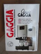 1x Gaggia Classic Espresso Machine - Brushed Stainless Steel. 
The Gaggia Classic is one of the best