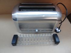 1 x MAGIMIX (UB) Four slice polished toaster. •Magimix polished stainless steel toaster
•Product
