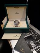 2005 Gents Rolex Submariner Stainless Steel Wrist Watch with black dial and bezel, fully refurbished