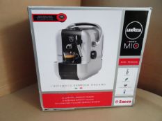 1 x Lavazza Amodo Mio LM1200 Premium Grey Premium Coffee Machine. RRP £219!  Energy Saving design,