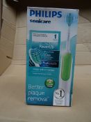 1 x Philips SonicareHX3110/02 Power Up Rechargable Electric Toothbrush! Better Plaque Removal! 2