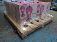 1 x High Value (H12) Pallet To contain 25 x Illumini touch lamps, in pink and blue. 4 level touch