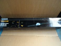 1 x Titan TTB427GTM Pole Hedge Trimmer. Leightweight, 4 working angles, adjustable height, double