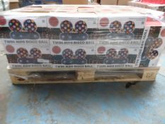 1 x Large High Value (H17) Pallet To contain approx 35 x Global Gizmos Twin Mini Disco Ball