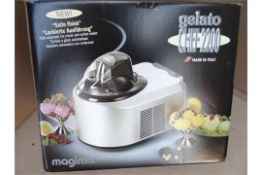 1 x Magimix Gelato Ice Cream Machine 2200. The large capacity Magimix Gelato Ice Cream Machine