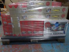 1 x Large High Value (H11) Pallet To contain 42 x Global Gizmos Living aquariums. 'A night light