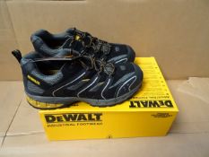 1 x Pair of Dewalt Cutter Steel Toe Cap Work Trainers. Size 11. In black. Brand new and boxed! Top