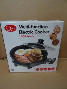 1 x Quest 1500 Watt Multi-Function Electric cooker. Cook Pizzas, Paellas & Stri frys, stews and