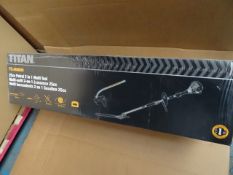 1 x Titan TTL488GDO 25cc Petrol 2 in 1 Multi Tool. 390mm cutting length, 24mm max cutting