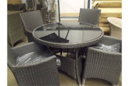 High Quality 5 Piece Patio Set all aluminium frame