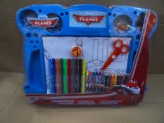 1 x Pallet to contain 144 x Disney Planes Mega Activity Desk Set. Includes: 10 Markers, 10 colouring