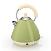 Brand New and Boxed 



Swan Kitchen Appliances Pyramid 2L Kettle 



This traditional pyramid