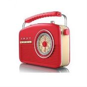 AKAI Retro 4 Band new Radio Black / Pink / Blue / Cream / Red   
Retro Vintage Radio 

Product Spec: