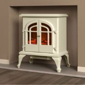 Brand new / Boxed complete with full warranty. Cream WL46001 Warmlite 2000w Log Effect Stove Fire.