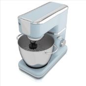 Swan Vintage Blue Retro Stand Mixer Home Kitchen 1000W 2 year Guarantee    Brand New / Boxed with